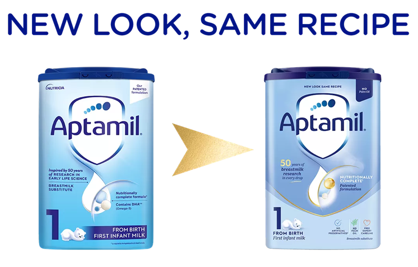Aptamil Stage 1 First Infant Milk Formula (from birth) 800g
