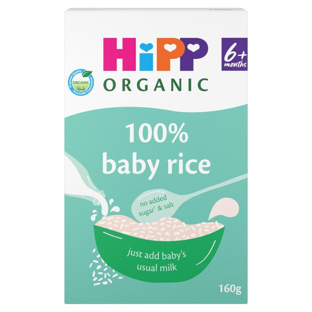 HiPP Organic 100% Baby Rice (from Months) 160g - Main Image