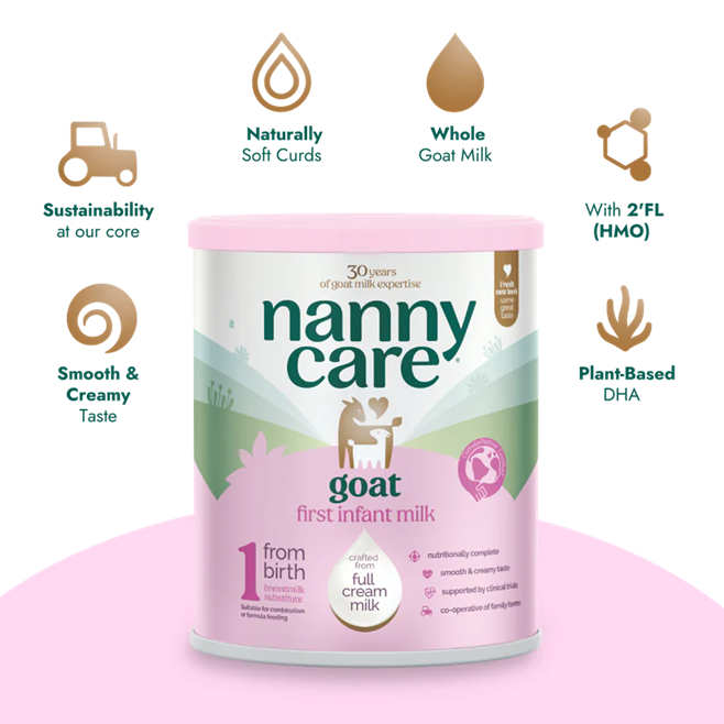 Nannycare Stage 1 First Infant Goat Milk Formula 800g