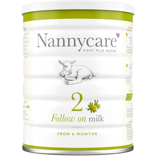 Nannycare Stage 2 Follow On Goat Milk Formula 900g BritishBabyShop