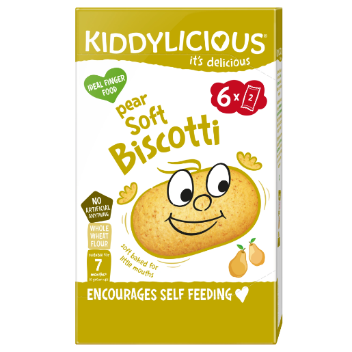 Kiddylicious Soft Biscotti - Pear flavour