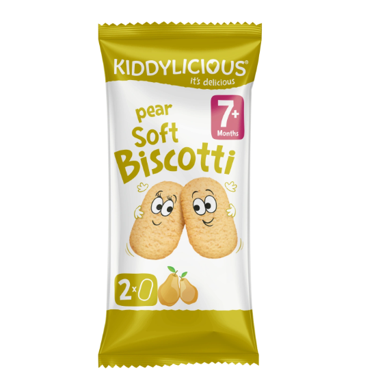 Kiddylicious Soft Biscotti - Pear flavour