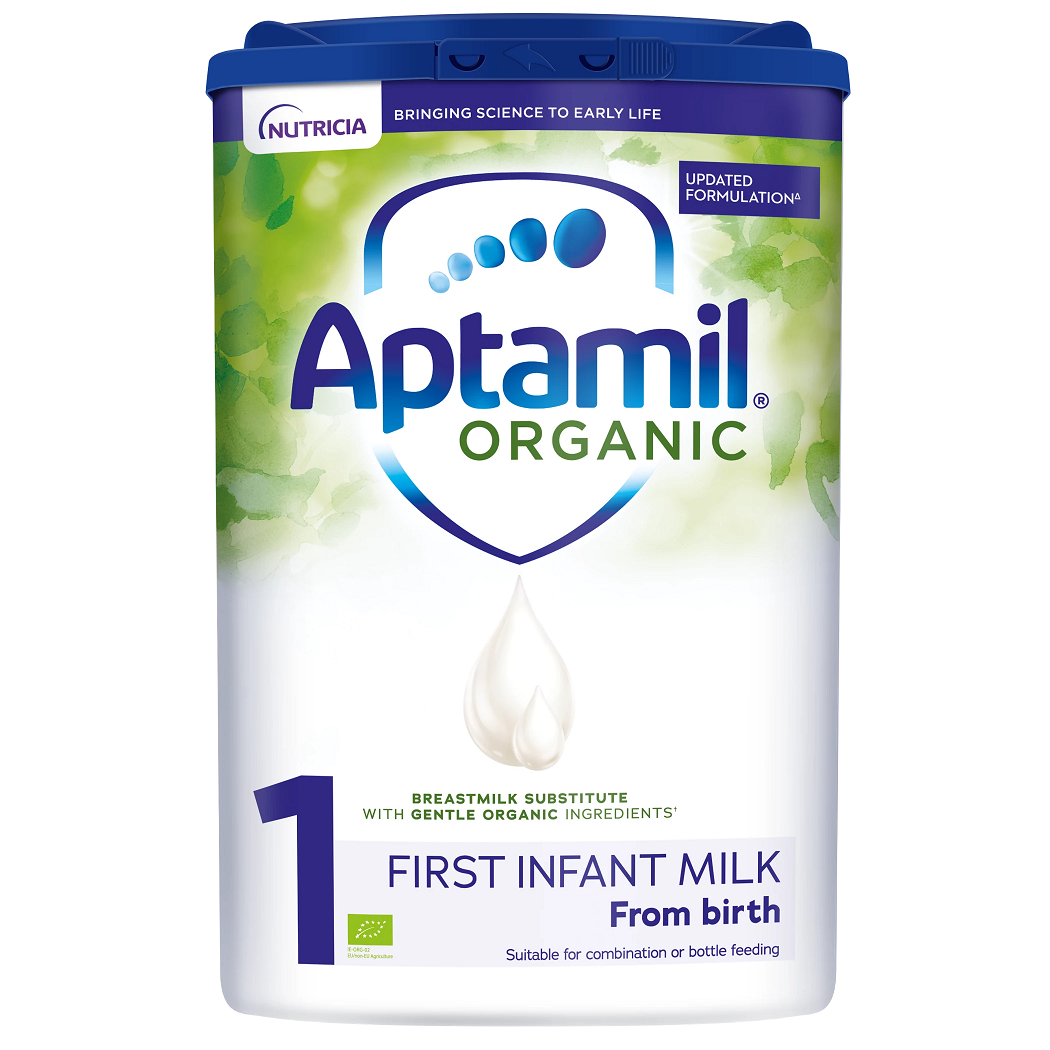 Aptamil Organic Stage 1 First Infant Milk Formula (from birth) 800g