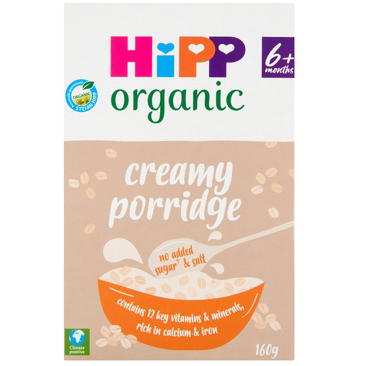 HiPP Organic Creamy Porridge Baby Cereal (from 6 Months) 160g