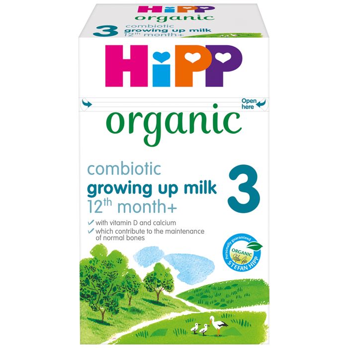 HiPP UK Stage 3 Organic Growing Up Baby Formula (from 12 months) 600g