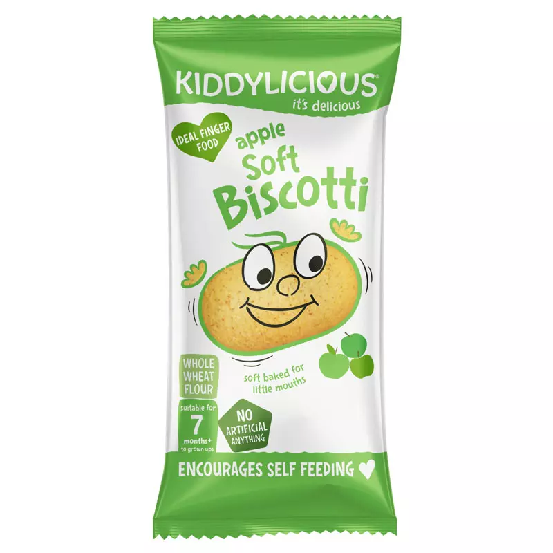 Kiddylicious Soft Biscotti - Apple flavour