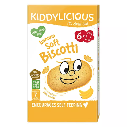Kiddylicious Soft Biscotti - Banana flavour