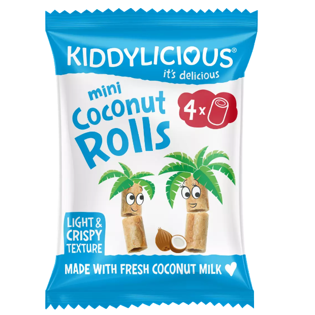 Kiddylicious Coconut Rolls original pack